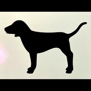 VS Pink Custom Dog Decal